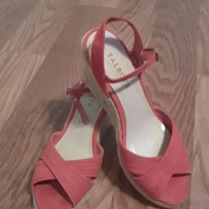 Tangerine/orange sandals TALBOTS SANDALS